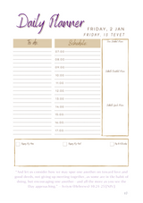 2026 Set-Apart DAILY Planner