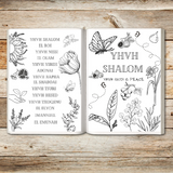The Hebrew Names of God Coloring Prayer Journal