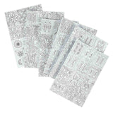 Peel And Stick Colouring Bible Indexing Tabs - Set Of 6