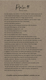 Psalm 91 Prayer Wall Art Large