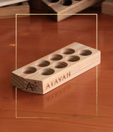 Atavah Wooden Cut Corner Essential Oils Holder