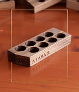 Atavah Wooden Cut Corner Essential Oils Holder
