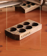 Atavah Wooden Cut Corner Essential Oils Holder
