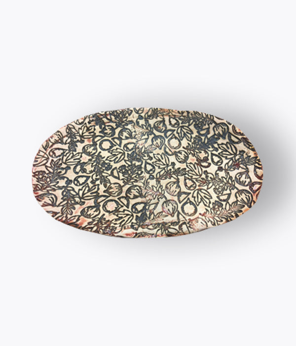 Ahava Ceramics - Biblical Feasts Range - Fig and Pomegranate Ceramic Platter