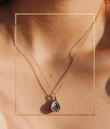 Pure Jewellery - Silver Solid Fig Pendant & Chain
