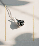 Pure Jewellery - Silver Solid Fig Pendant & Chain