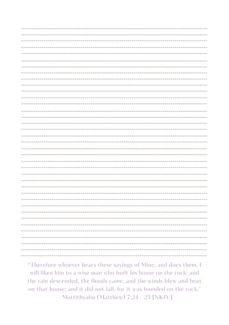 2026 Set-Apart DAILY Planner