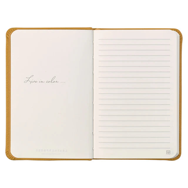 Leatherpress Butter Yellow Genuine African Leather Notebook