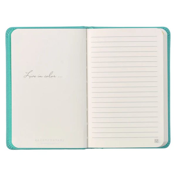 Leatherpress Reef Blue Genuine African Leather Notebook