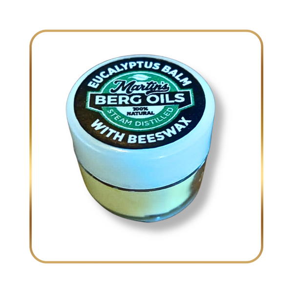 Martin's Berg Oils - Eucalyptus Lip Balm with beeswax