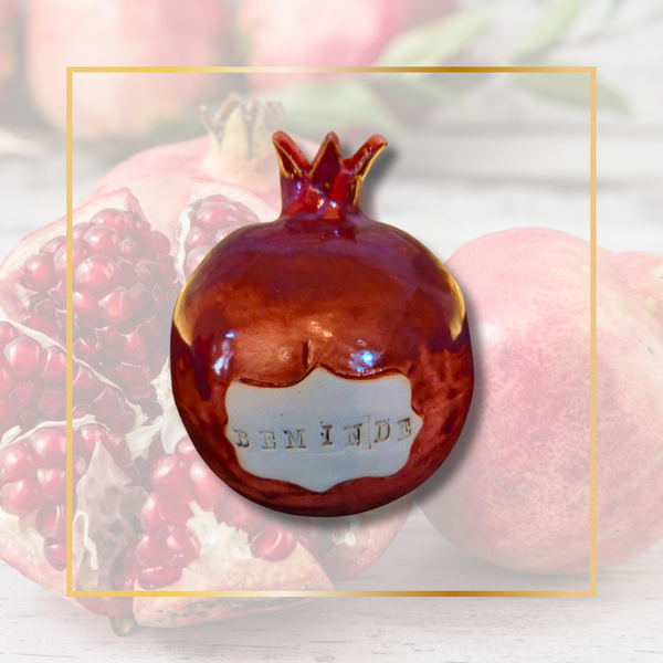 Ahava Ceramics - Extra Large Ceramic Pomegranates Beloved