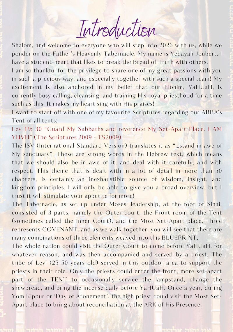 2026 Set-Apart WEEKLY Planner