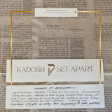Kadosh - Set Appart