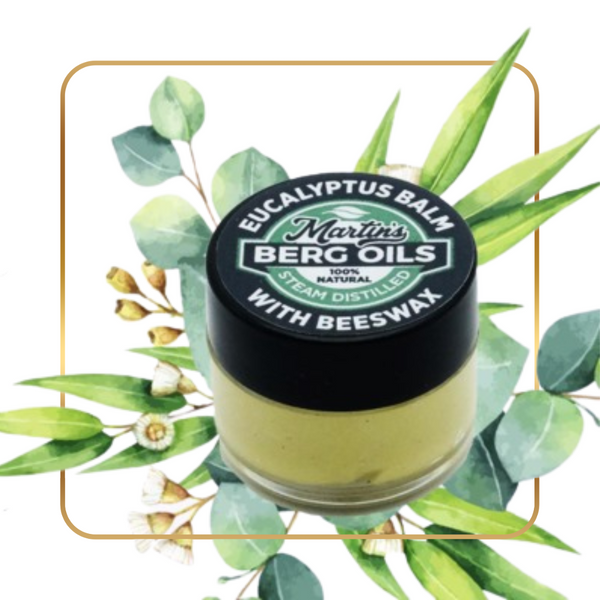 Martin's Berg Oils - Eucalyptus Lip Balm with beeswax