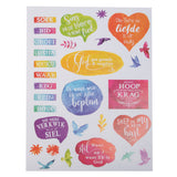 Drie Plakker Bladsye (Set Of 3)(Journaling Stickers)