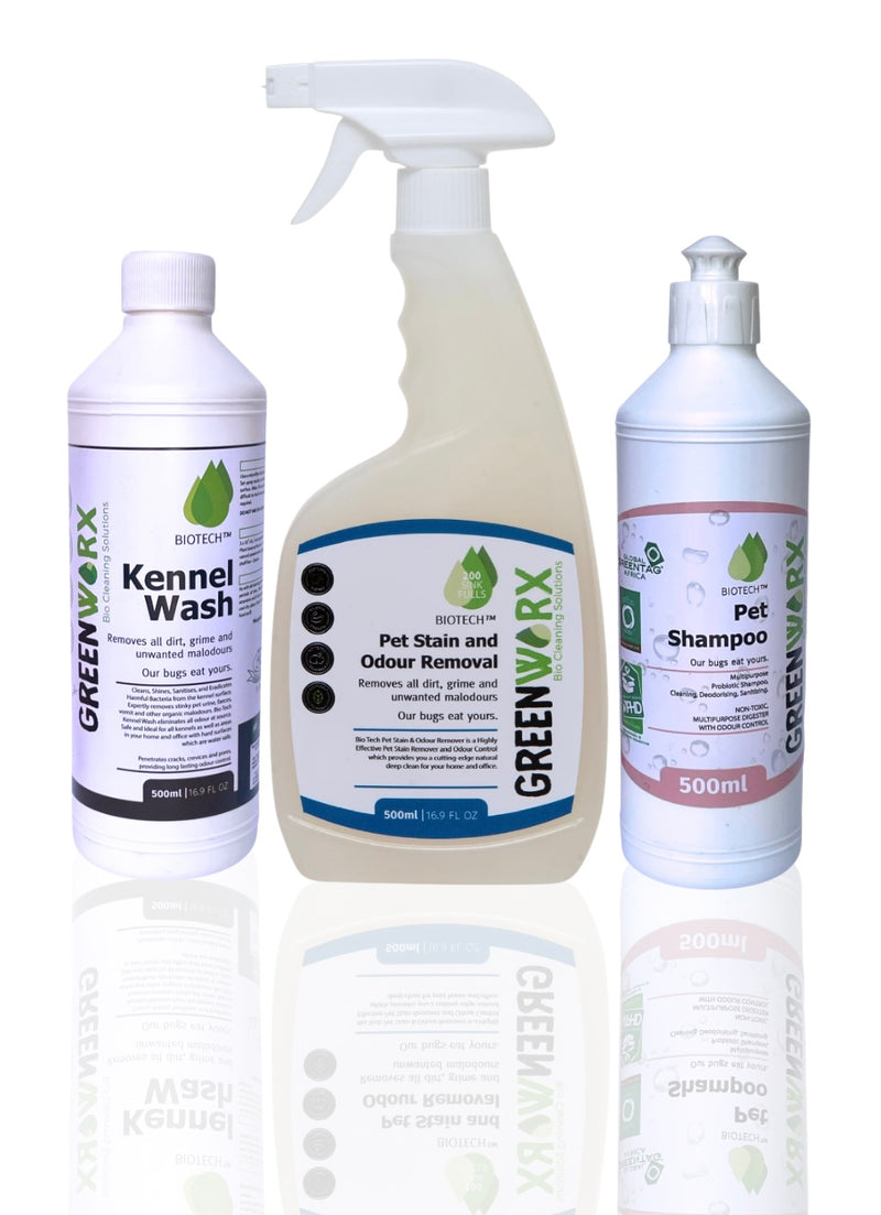 Green Worx Pet 3 Pack Starter Kit