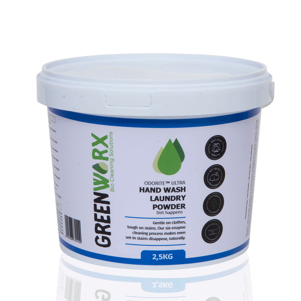 Greenworx Odorite Ultra Plus Laundry Detergent Hand Wash 2.5kg Tub
