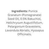 Pomegranate Bakuchiol Immortelle Antioxidant & Collagen Boosting Facial Oil Retinol Alternative 10ml