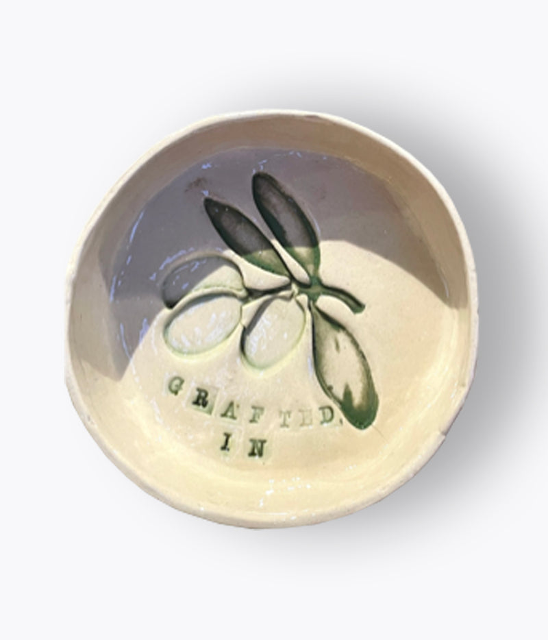 Ahava Ceramics - Biblical Feasts Range - Grafted In Ceramic Plate