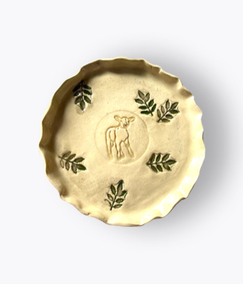 Ahava Ceramics - Biblical Feasts Range - Lamb Ceramic Plate