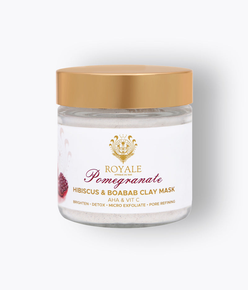 Pomegranate Clay Mask with Hibiscus & Baobab